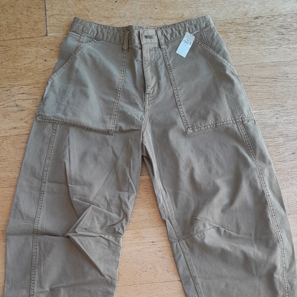 Tan Barrel Pant | Size 6